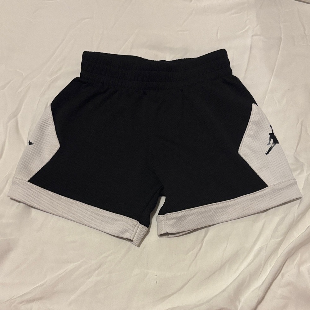 Baby Jordan Black and White Shorts